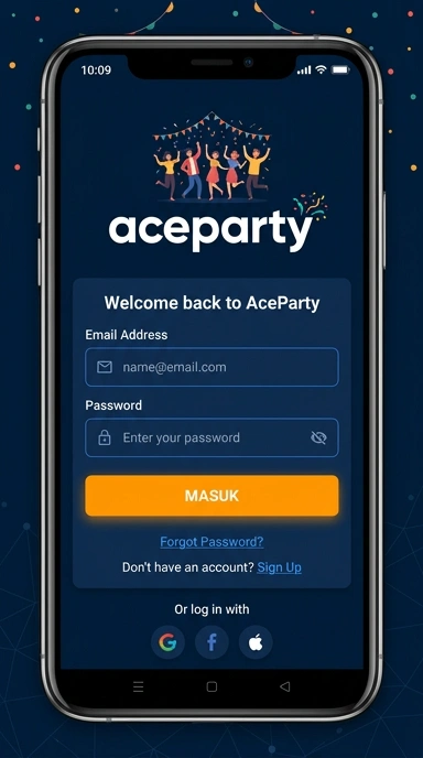 Masuk ke Akun aceparty Anda dengan Mudah