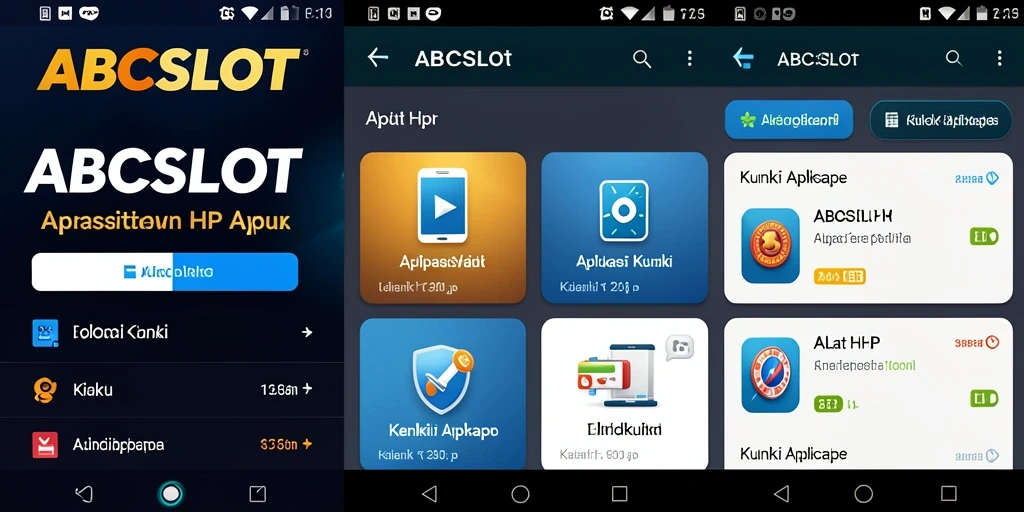 Antarmuka ABCSLOT yang intuitif dan mudah digunakan.