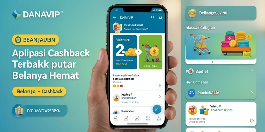 Tampilan antarmuka user-friendly aplikasi Cashback DANAVIP.