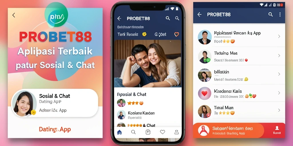 Tampilan utama PROBET88 dengan fitur kencan yang interaktif dan menarik.