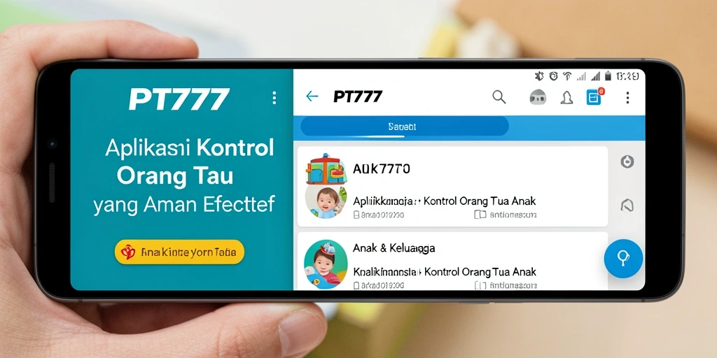 Antarmuka PT777 yang ramah pengguna untuk kontrol orang tua.